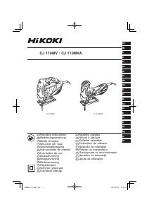 Handleiding Hikoki CJ 110MV Decoupeerzaag