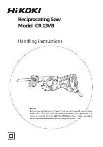 Bruksanvisning Hikoki CR 13VB Tigersåg