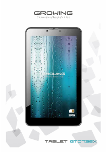 Manual de uso Growing GTD736X Tablet