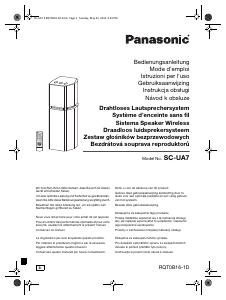 Manuale Panasonic SC-UA7E Altoparlante