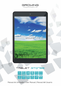 Manual de uso Growing GTQ756 Tablet