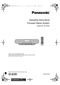 Handleiding Panasonic SC-RS52GN Luidspreker