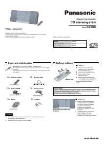 Návod Panasonic SC-EN36 Stereo súprava