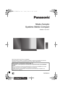 Mode d’emploi Panasonic SC-HC37EF Stéréo