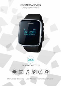 Bruksanvisning Growing DX4 Smart klocka