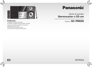 Priručnik Panasonic SC-PM500 Stereo komplet