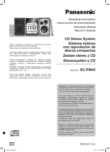 Instrukcja Panasonic SC-PM45 Zestaw stereo