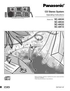 Bruksanvisning Panasonic SC-AK33 Stereoanläggning