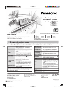 Bruksanvisning Panasonic SC-EN25 Stereoanläggning