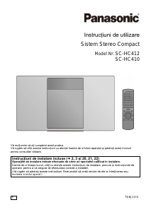 Manual Panasonic SC-HC412 Stereo set