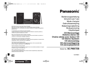 Handleiding Panasonic SC-PMX7DBEG Stereoset