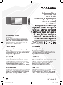 Mode d’emploi Panasonic SC-HC30 Stéréo