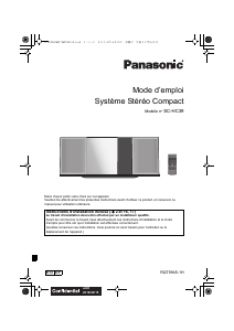 Mode d’emploi Panasonic SC-HC39EF Stéréo