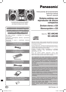 Instrukcja Panasonic SC-AK240 Zestaw stereo