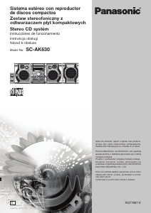 Manual de uso Panasonic SC-AK630 Set de estéreo