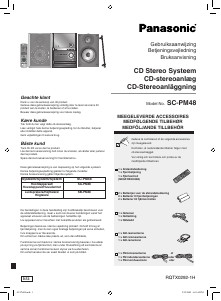 Brugsanvisning Panasonic SC-PM48 Stereo sæt