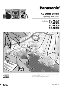 Bruksanvisning Panasonic SC-AK200PC Stereoanläggning