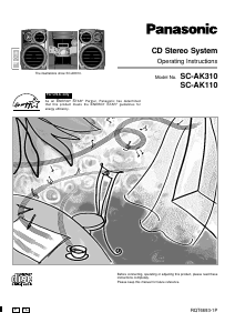 Handleiding Panasonic SC-AK110PC Stereoset