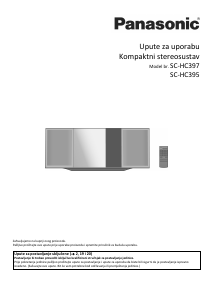 Priručnik Panasonic SC-HC397 Stereo komplet