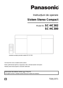 Manual Panasonic SC-HC302 Stereo set