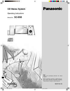 Bruksanvisning Panasonic SC-EN5E Stereoanläggning