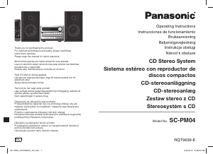 Instrukcja Panasonic SC-PM04EC Zestaw stereo