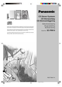 Bruksanvisning Panasonic SC-PM19 Stereoanläggning