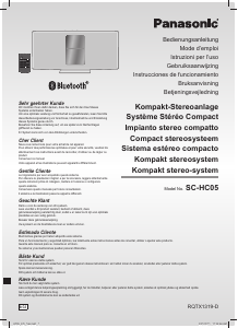 Bruksanvisning Panasonic SC-HC05EG Stereoanläggning