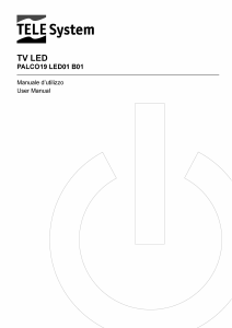 Manuale TELE System Palco19 LED01 LED televisore