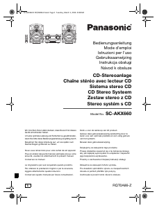 Bedienungsanleitung Panasonic SC-AKX660E Stereoanlage