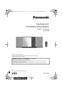 Kasutusjuhend Panasonic SC-HC395 Stereokomplekt
