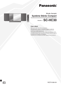 Mode d’emploi Panasonic SC-HC30EF Stéréo
