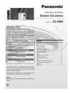 Manual Panasonic SC-PM5 Stereo set