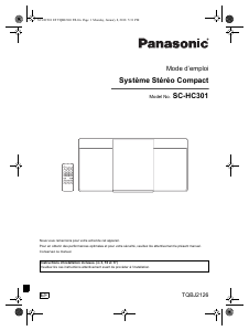 Mode d’emploi Panasonic SC-HC301EF Stéréo