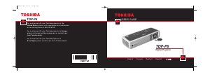 Manual Toshiba TDP-P6 Projector