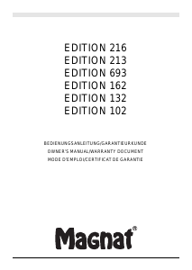 Bruksanvisning Magnat Edition 102 Bilhögtalare