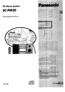 Manual Panasonic SC-PM20 Stereo-set