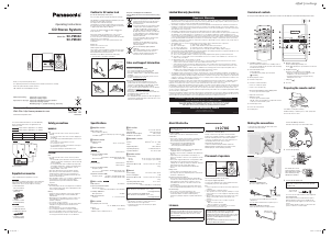 Handleiding Panasonic SC-PM600GN Stereoset