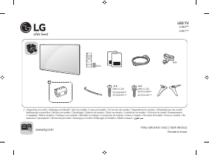 Handleiding LG 49LH615V LED televisie