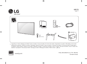 Handleiding LG 49LJ614V LED televisie