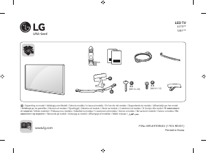 Handleiding LG 55SJ810V LED televisie