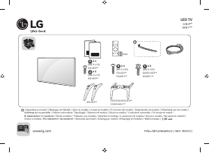 Handleiding LG 55UK6100PLB LED televisie