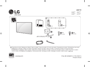 Handleiding LG 65UJ701V LED televisie