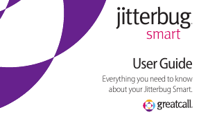 Bruksanvisning GreatCall Jitterbug Smart Mobiltelefon