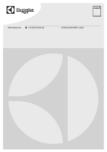 Manuale Electrolux-Rex RSF4200LOW Lavastoviglie
