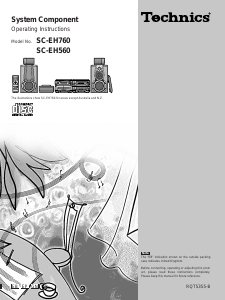 Handleiding Technics SC-EH560 Home cinema set