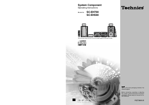 Bruksanvisning Technics SC-EH590 Hembiopaket