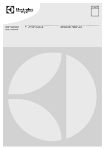 Manuale Electrolux-Rex RSF7530ROX Lavastoviglie