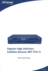 Bedienungsanleitung Strong SRT 7335 CI Digital-receiver