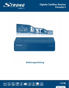 Bedienungsanleitung Strong PrimaSat II Digital-receiver